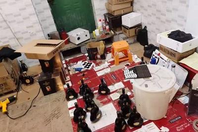 廣東省中山市市場監(jiān)管局聯(lián)合警方成功搗毀一制售假酒黑窩點，保障酒類經(jīng)營安全